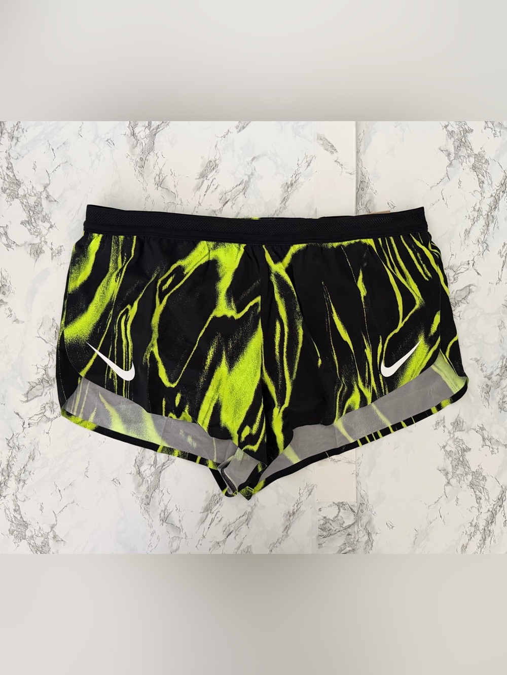 Nike AeroSwift Dri-FIT ADV 2” Lined Running Track Shorts Volt Green Men Size XL